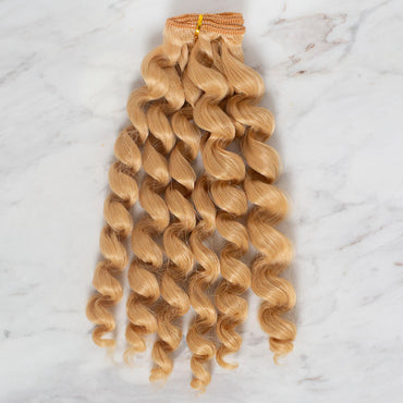 LOREN CRAFTS SENTETİK AMİGURUMİ BUKLE SAÇ - SARI