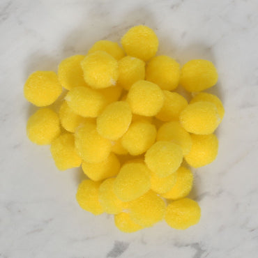 LOREN CRAFTS 2 CM 100 ADET SARI PONPON