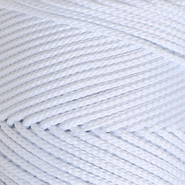 Loren Polyester Soft Macrame Optik Beyaz El Örgü İpi - LM001