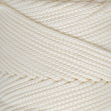Loren Polyester Soft Macrame Krem El Örgü İpi - LM003