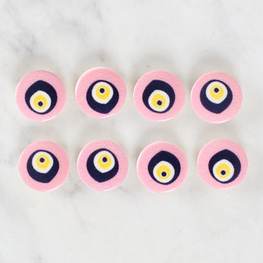 Loren Crafts 8'li Nazar Boncuğu Düğme - 1034