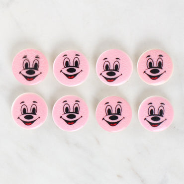 Loren Crafts 8'li Gülen Yüz Düğme - 1035