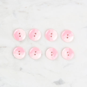 Loren Crafts 8'li Düğme Pembe - 1123