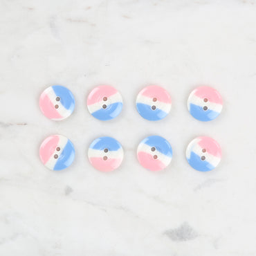 Loren Crafts 8'li Düğme Renkli - 1127