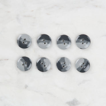 Loren Crafts 8'li Düğme Gri - 1138