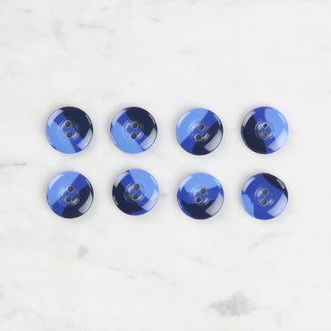 Loren Crafts 8'li Düğme Mavi - 1141