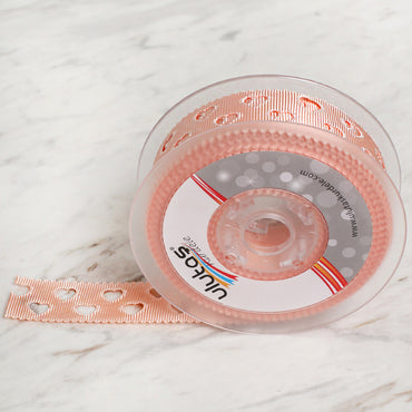 Ulutaş 2,5 cm 20 mt Grogren Somon Saten Kurdele