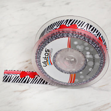 Ulutaş 2,5 cm 20 mt Baskılı Grogren Kurdele