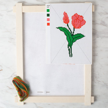 Loren Etamin İşleme Panosu Kiti Lale - Kod:220