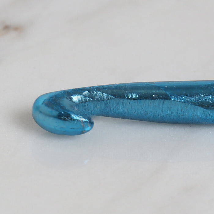 Yabalı 5 mm 35 cm Mavi Cetvelli Örgü Tığı - YBL-348