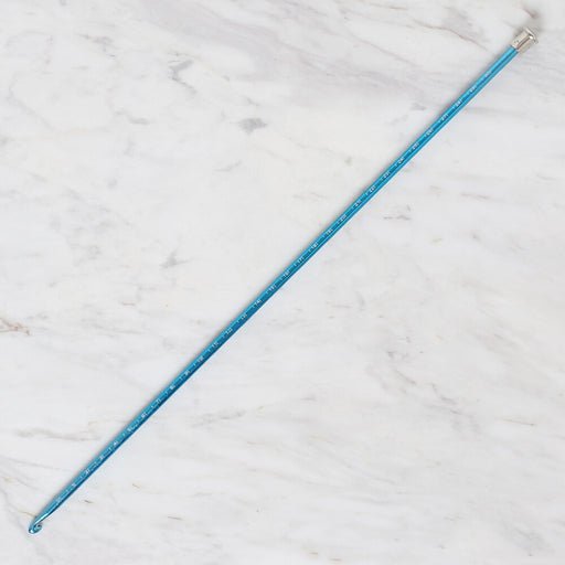Yabalı 5 mm 35 cm Mavi Cetvelli Örgü Tığı - YBL-348