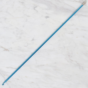 Yabalı 4.5 mm 35 cm Mavi Cetvelli Örgü Tığı - YBL-348