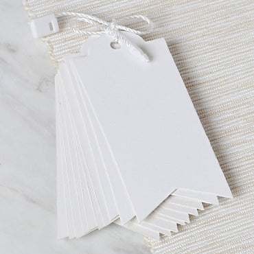 Loren 10'lu Flama Beyaz Etiket ve Klipsli Etiket İpi