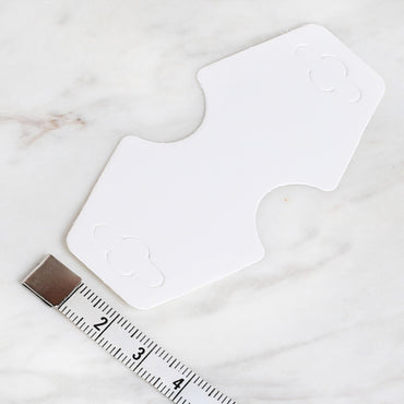 Loren 25'li Katlanabilir Beyaz Takı Kolye ve Bileklik Kartı