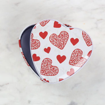 Nas Metal Saklama Kutusu Kalp - Karışık Renk