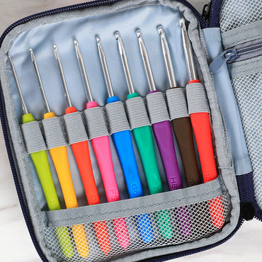 Loren Çantalı Tığ ve Örgü Aksesuarları Seti- Fil Desenli