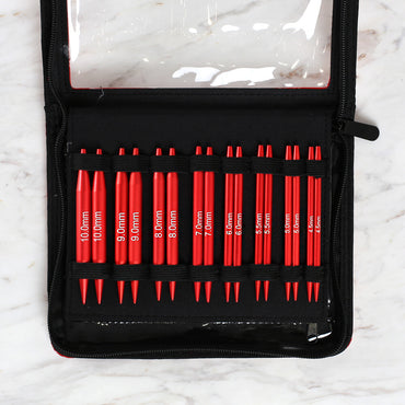 Loren Lux Değiştirilebilir Misinalı Şiş Seti-Kırmızı