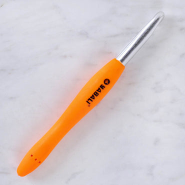 Yabalı Yumuşak Saplı Yün Tığ 8 mm Neon Turuncu - YBL - 323