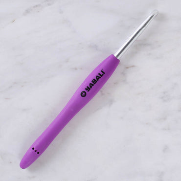 Yabalı Yumuşak Saplı Yün Tığ 5 mm Mor - YBL - 323