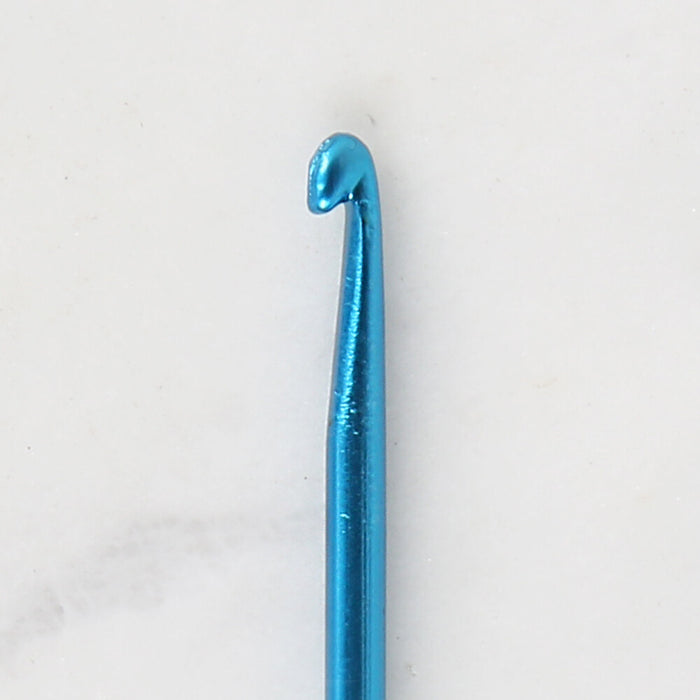 Loren Crafts 2,5 mm 35 cm Mavi Renkli Metal Gagalı Örgü Tığ - LRN327