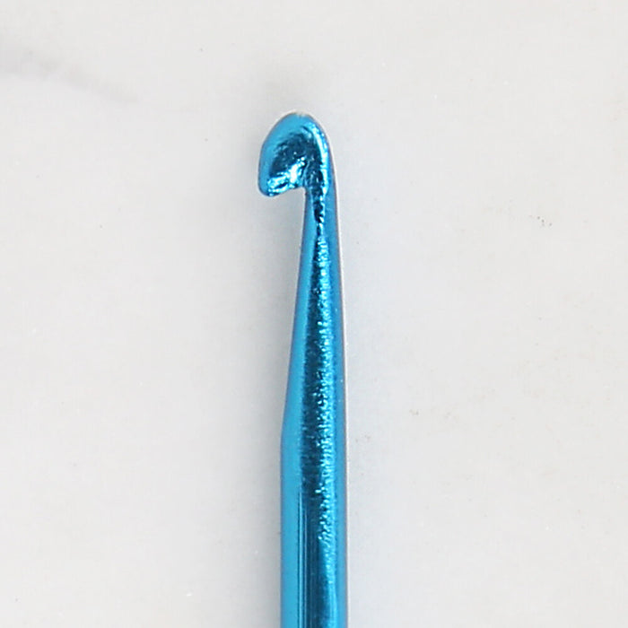 Loren Crafts 4 mm 35 cm Mavi Renkli Metal Gagalı Örgü Tığ - LRN327
