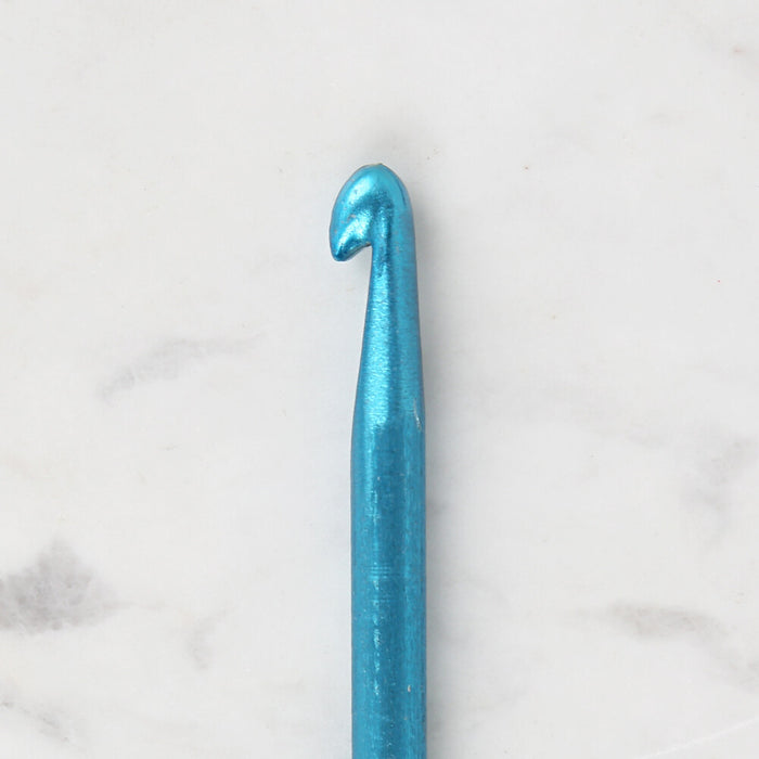 Loren Crafts 7 mm 35 cm Mavi Renkli Metal Gagalı Örgü Tığ - LRN327