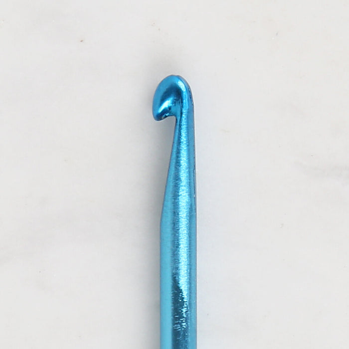 Loren Crafts 4,5 mm 35 cm Mavi Renkli Metal Gagalı Örgü Tığ - LRN327