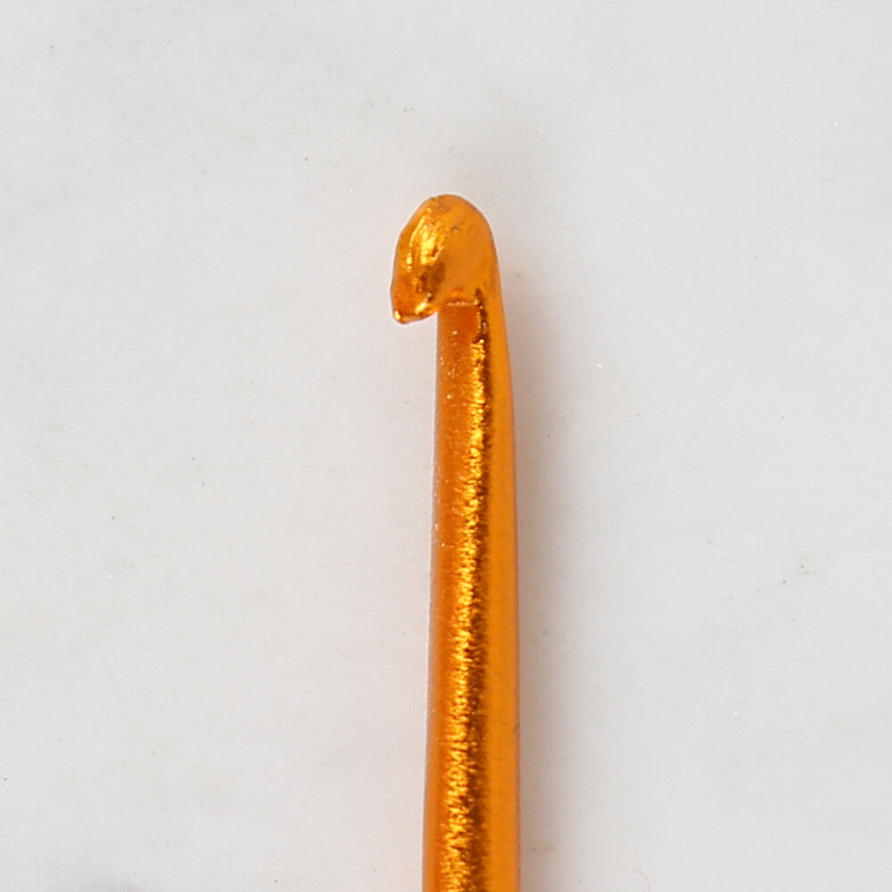 Loren Crafts 4,5 mm 35 cm Sarı Renkli Metal Gagalı Örgü Tığ - LRN327