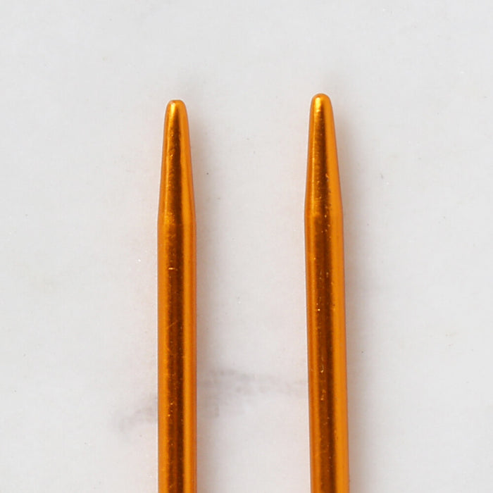 Loren Crafts 4 mm 35 cm Sarı Metal Örgü Şişi - LRN320