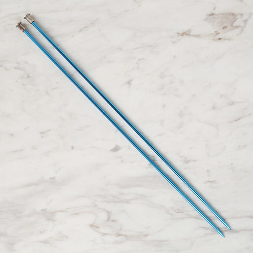 Loren Crafts 4,5 mm  35 cm Mavi Metal Örgü Şişi - LRN320