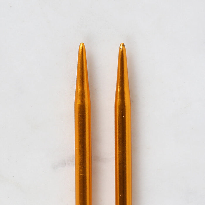 Loren Crafts 4,5 mm  35 cm Sarı Metal Örgü Şişi - LRN320