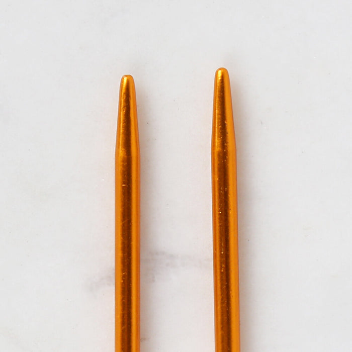 Loren Crafts 3,5 mm  35 cm Sarı Metal Örgü Şişi - LRN320