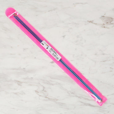 Loren Crafts 3 mm 35 cm Mavi Metal Örgü Şişi - LRN320