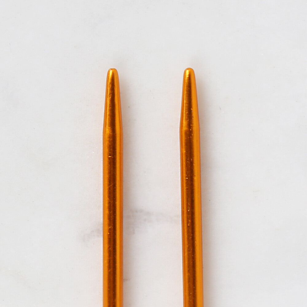 Loren Crafts 3 mm 35 cm Sarı Metal Örgü Şişi - LRN320