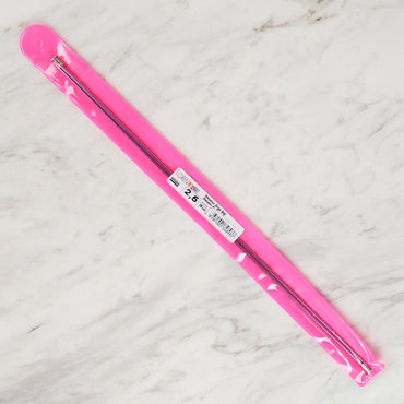 Loren Crafts 2,5 mm 35 cm Mor Metal Örgü Şişi - LRN320