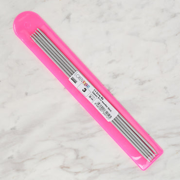 Loren Crafts 3 mm 20 cm Klasik Alüminyum Çorap Şişi - LRN322