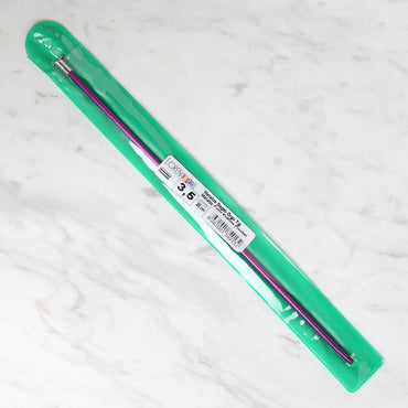 Loren Crafts 3,5 mm 25 cm Mor Renkli Metal Gagalı Örgü Tığ - LRN325