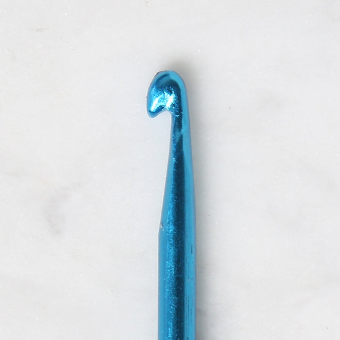 Loren Crafts 4 mm 25 cm Mavi Metal Gagalı Örgü Tığ - LRN325