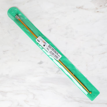 Loren Crafts 4 mm 25 cm Sarı Metal Gagalı Örgü Tığ - LRN325