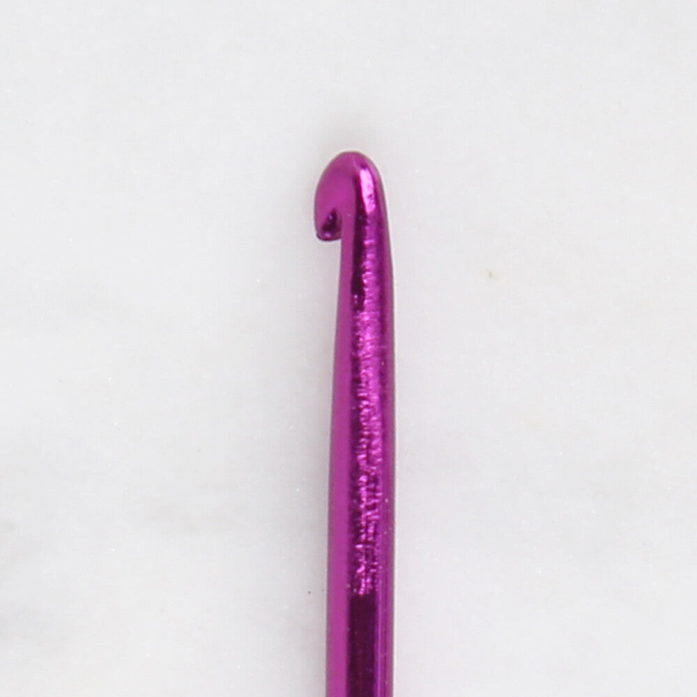 Loren Crafts 2,5 mm 25 cm Mor Metal Gagalı Örgü Tığ - LRN325