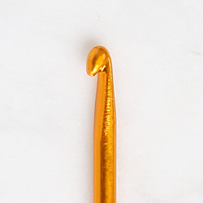 Loren Crafts 2,5 mm 25 cm Sarı Metal Gagalı Örgü Tığ - LRN325