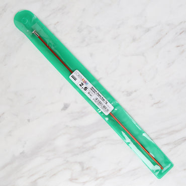 Loren Crafts 2,5 mm 25 cm Kırmızı Metal Gagalı Örgü Tığ - LRN325