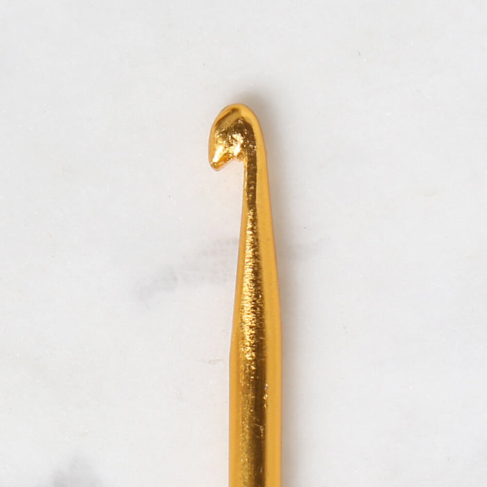 Loren Crafts 4,5 mm 25 cm Sarı Metal Gagalı Örgü Tığ - LRN325