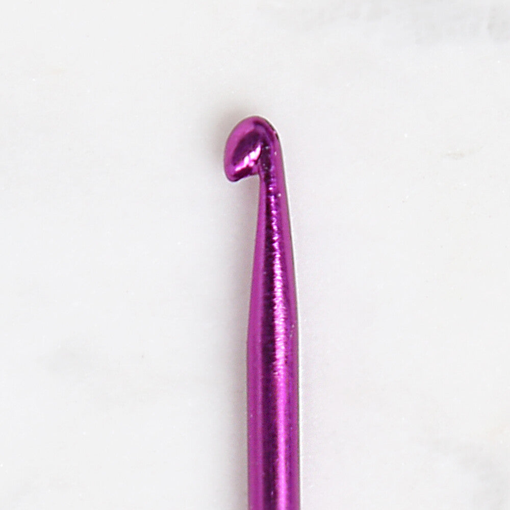 Loren Crafts 3 mm 25 cm Mor Metal Gagalı Örgü Tığ - LRN325