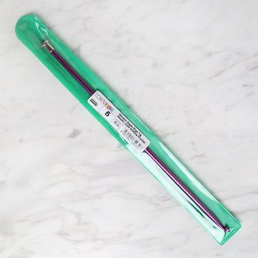 Loren Crafts 5 mm 25 cm Mor Metal Gagalı Örgü Tığ - LRN325