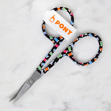 Pony Desenli Dikiş Ve Nakış Makası 9,5 cm