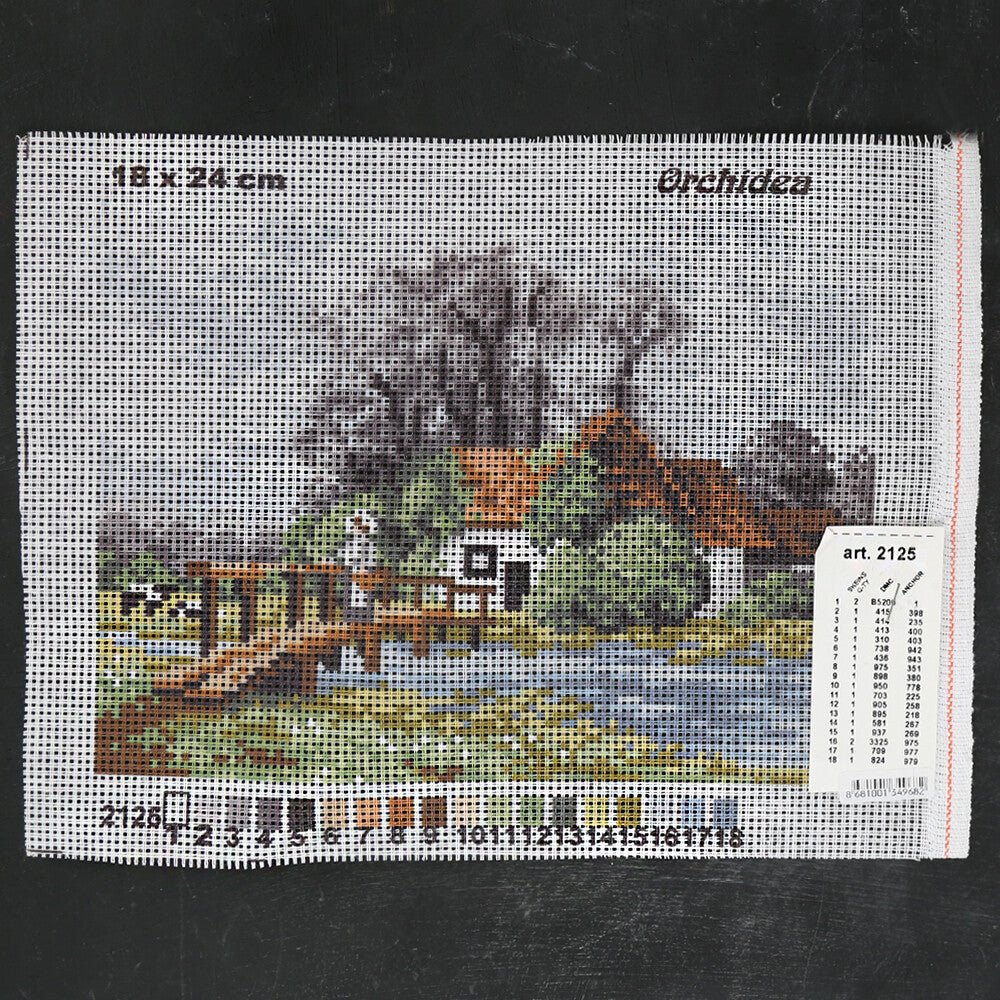 ORCHİDEA 18x24 cm Baskılı Goblen 2125