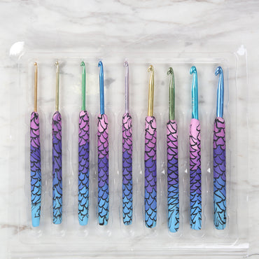 Nas Desenli Yün Tığ Seti 9 Adet