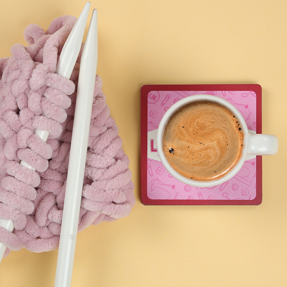 Sew Tasty Desenli Bardak Altlığı - N4370