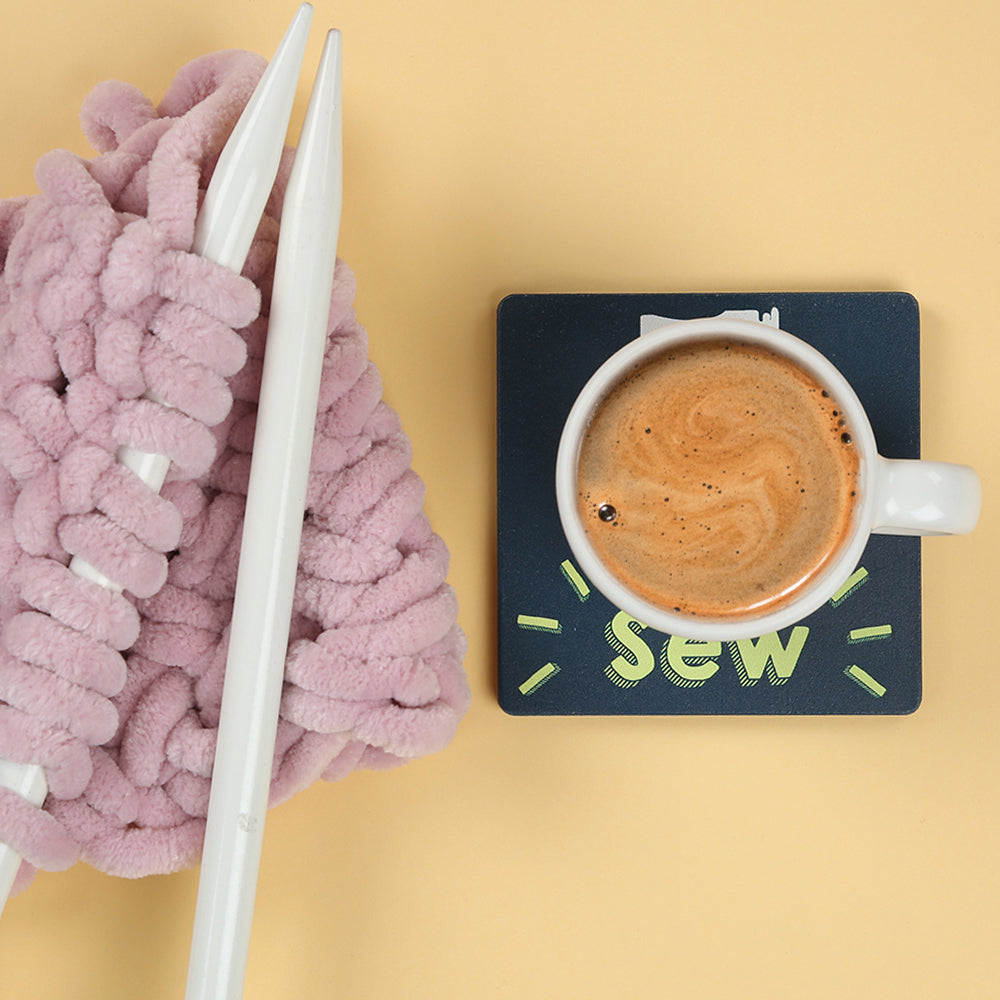 Sew Tasty Desenli Bardak Altlığı - N4370
